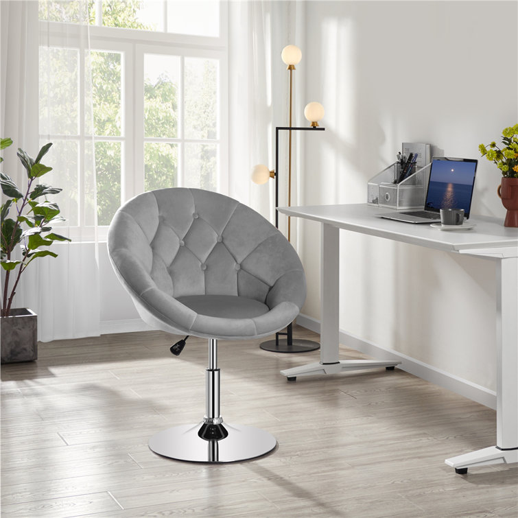 Oval shop swivel chair